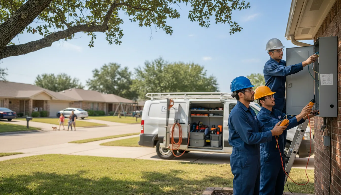 Certified electrician providing emergency electrical services in Agenda, KS